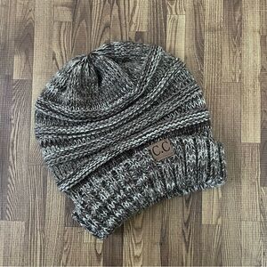 C.C Knit Beanie Brown